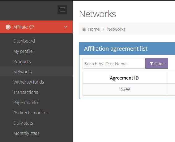 Individuare Agreement ID in PayPro Global
