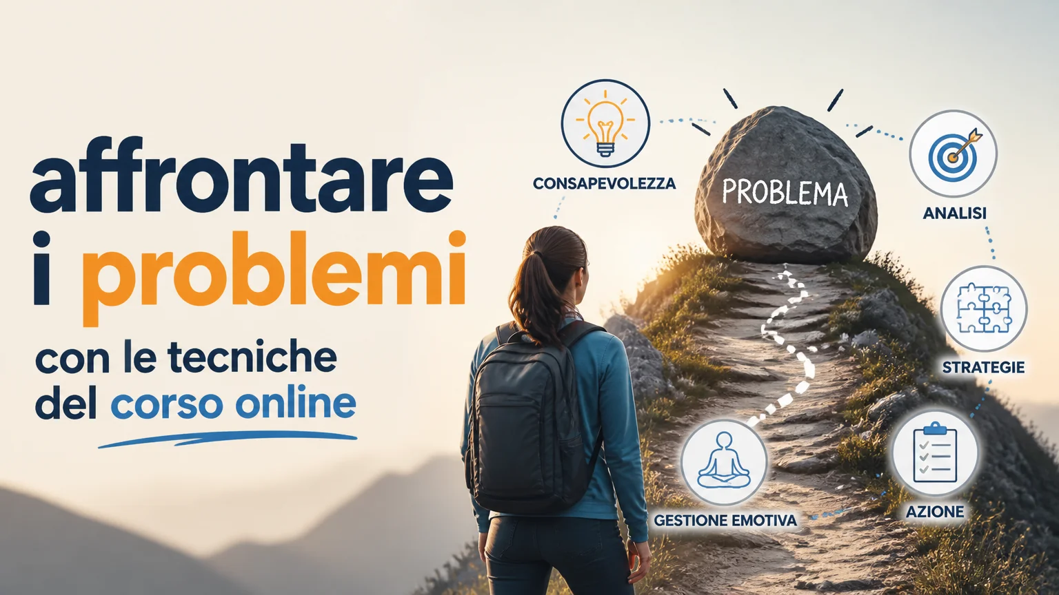 Affrontare i problemi con le tecniche del corso online