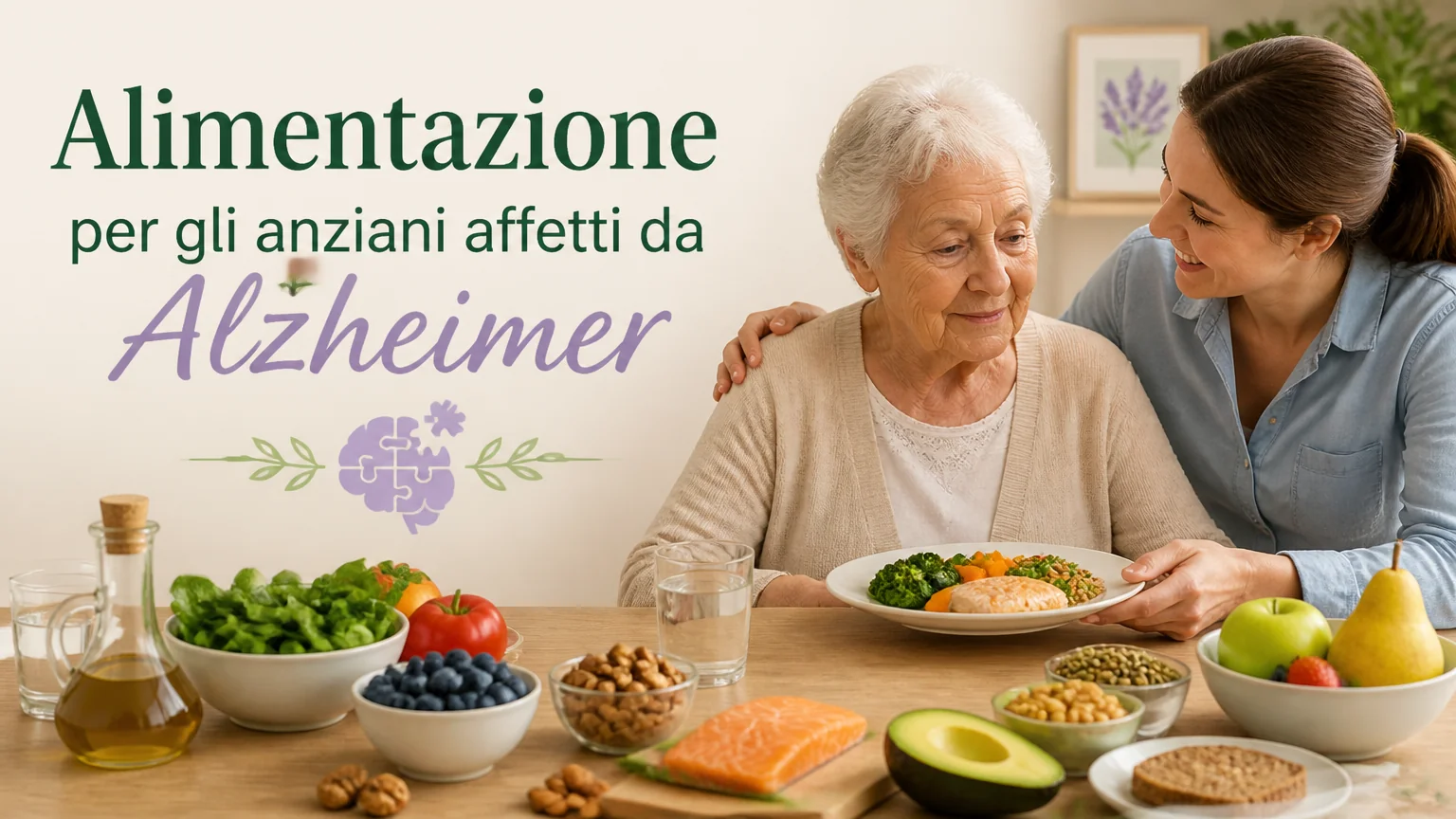 Alimentazione per gli anziani affetti da alzheimer