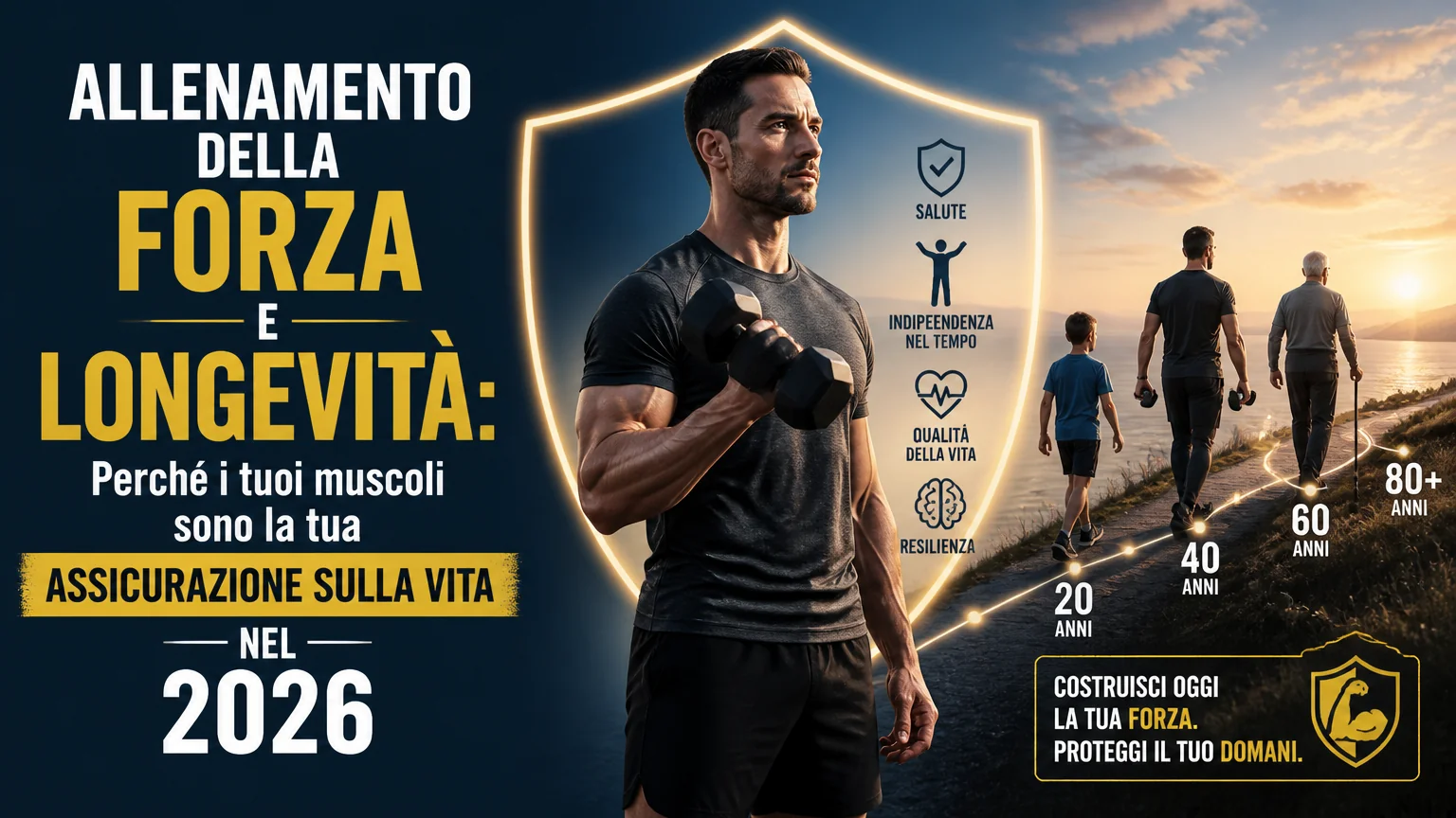 Allenamento della forza e longevità: perché i tuoi muscoli sono la tua assicurazione sulla vita nel 2026 - allenatore sportivo