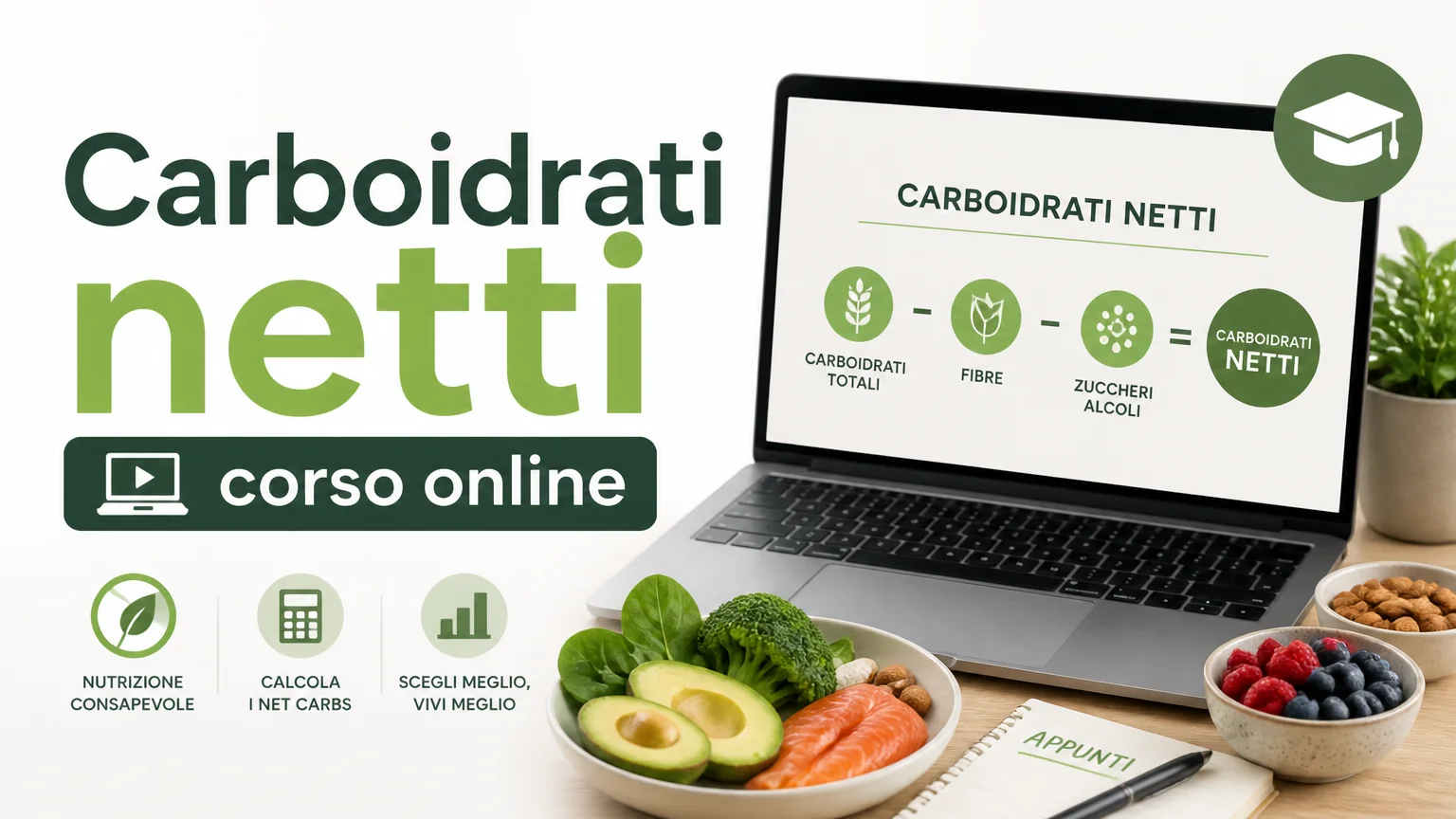 Carboidrati netti corso online