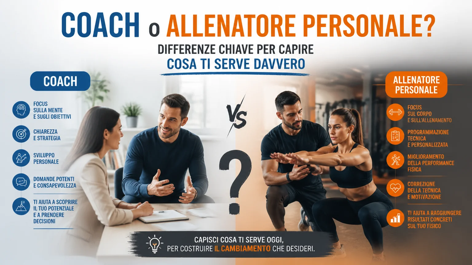 Coach o allenatore personale?: differenze chiave per capire cosa ti serve davvero - allenatore sportivo