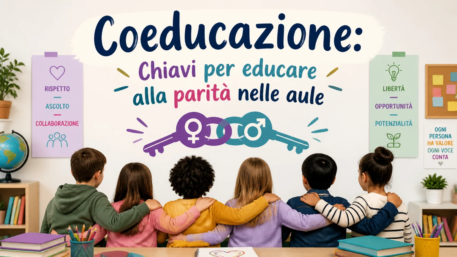 Coeducazione: chiavi per educare alla parità nelle aule
