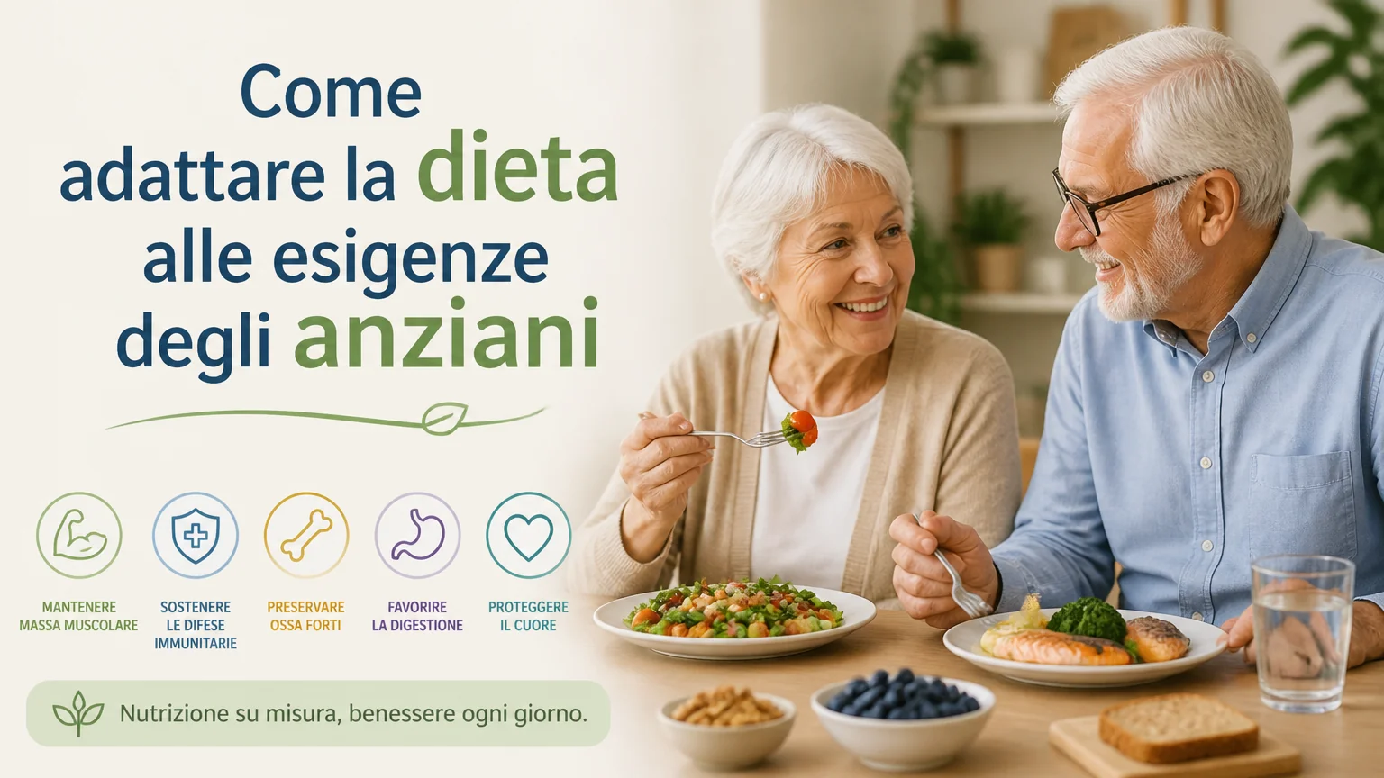 Come adattare la dieta alle esigenze degli anziani - nutrizione geriatria Come adattare la dieta alle esigenze degli anziani - nutrizione geriatria