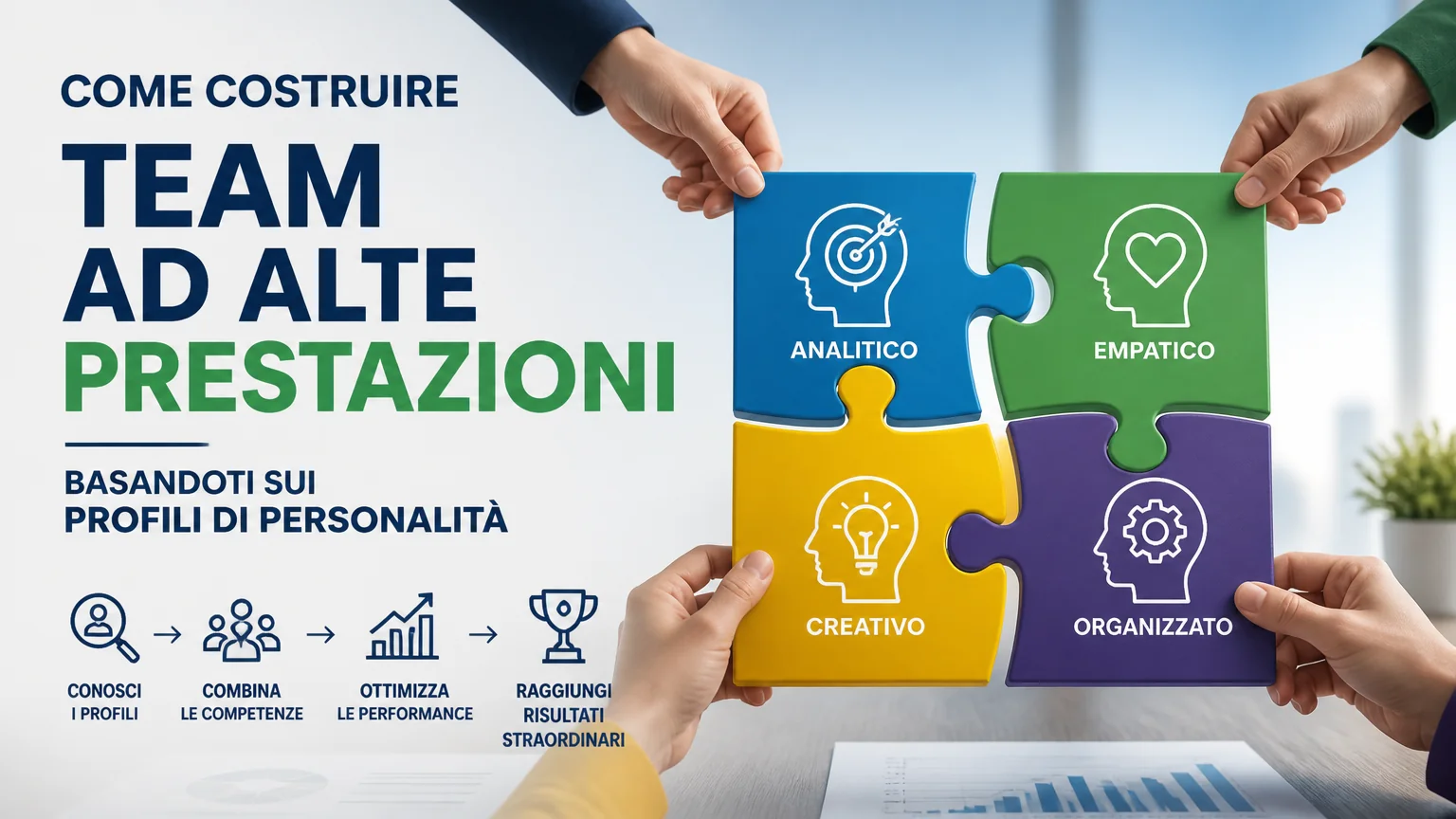 Come costruire team ad alte prestazioni basandoti sui profili di personalità