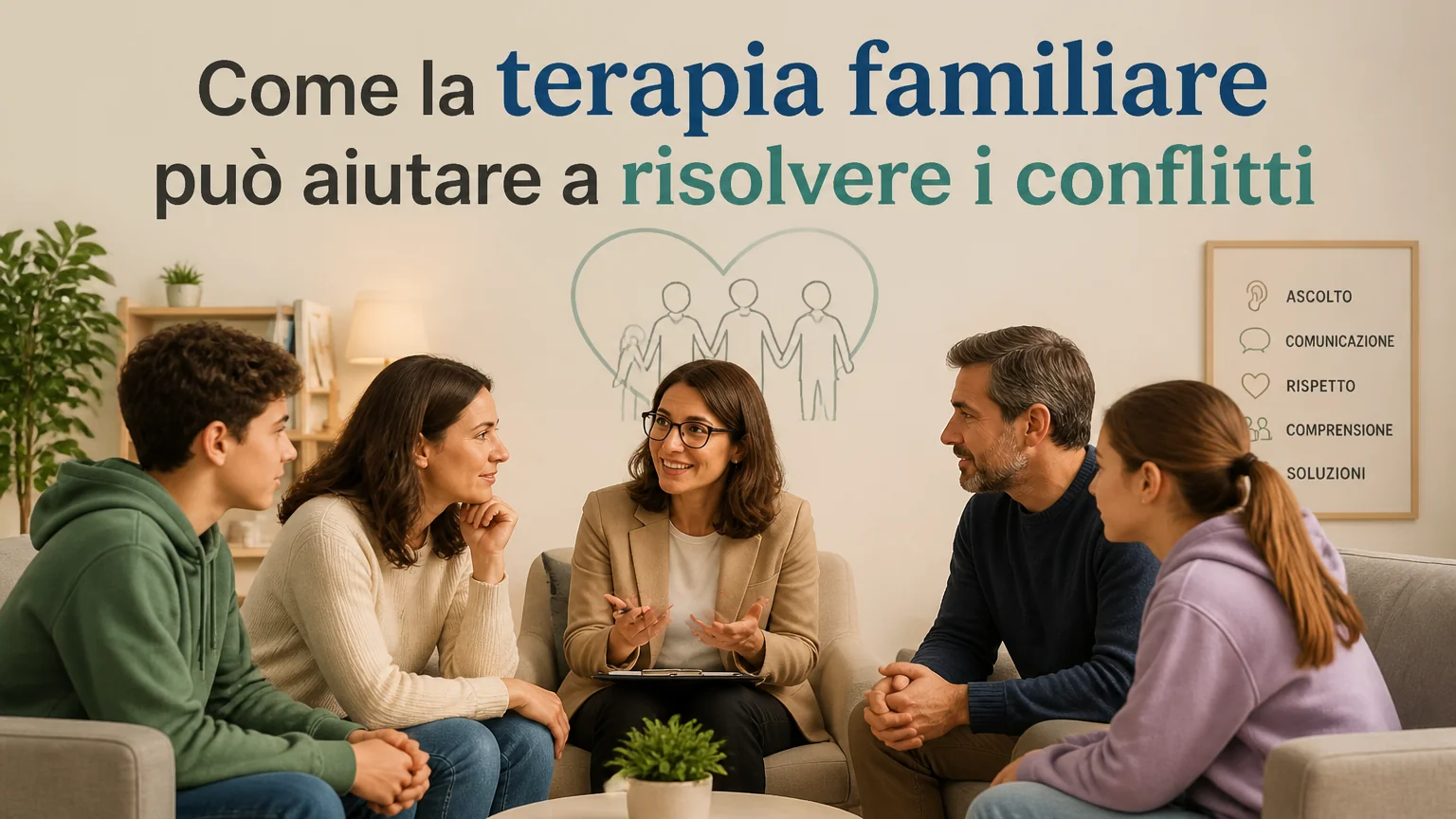 Come la terapia familiare può aiutare a risolvere i conflitti - risoluzione conflitto familiare