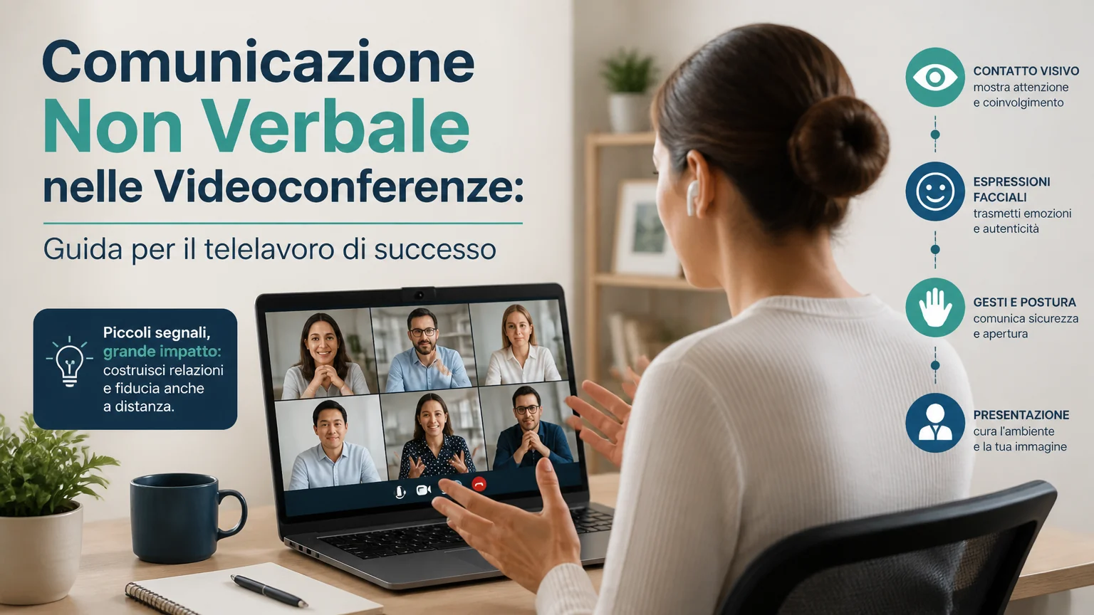 Comunicazione non verbale nelle videoconferenze: guida per il telelavoro di successo - comunicazione non verbale affari