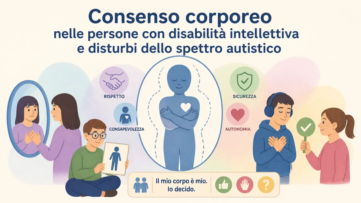 Consenso corporeo nelle persone con disabilità intellettiva e disturbi dello spettro autistico - sessualita tea disabilita