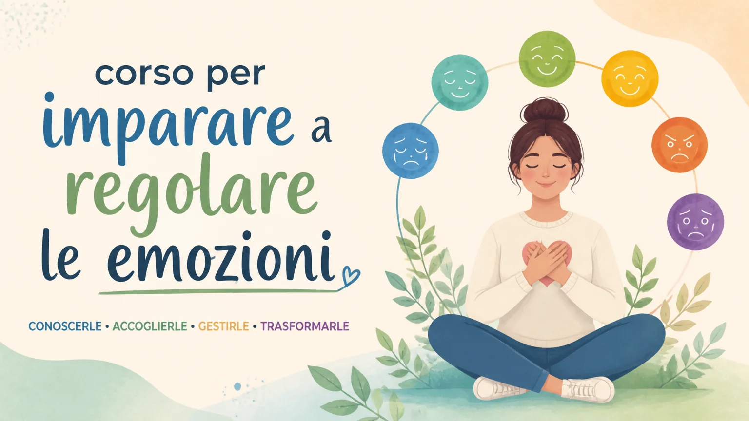 Corso per imparare a regolare le emozioni - tristezza felicita