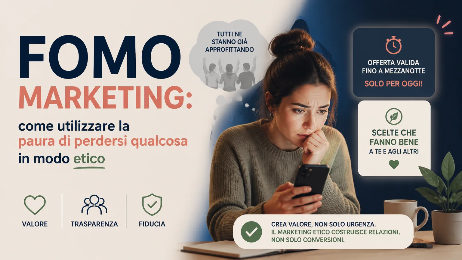 Fomo marketing: come utilizzare la paura di perdersi qualcosa in modo etico - psicologia marketing