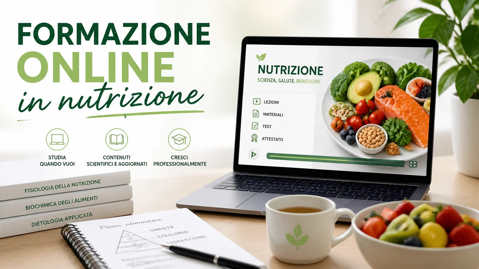 Formazione online in nutrizione - alimentazione