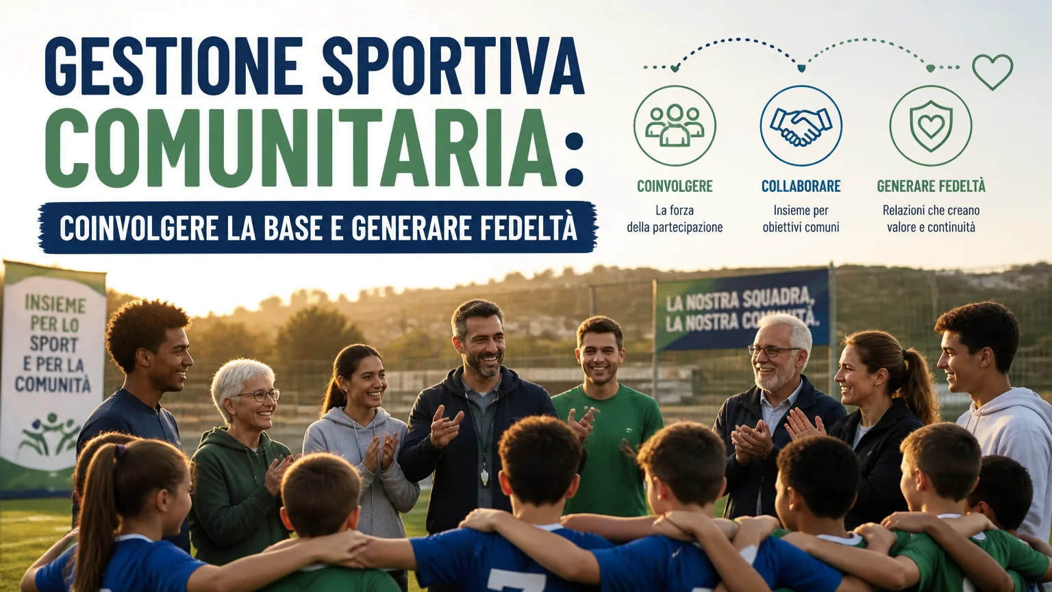 Gestione sportiva comunitaria: coinvolgere la base e generare fedeltà - gestione sportiva