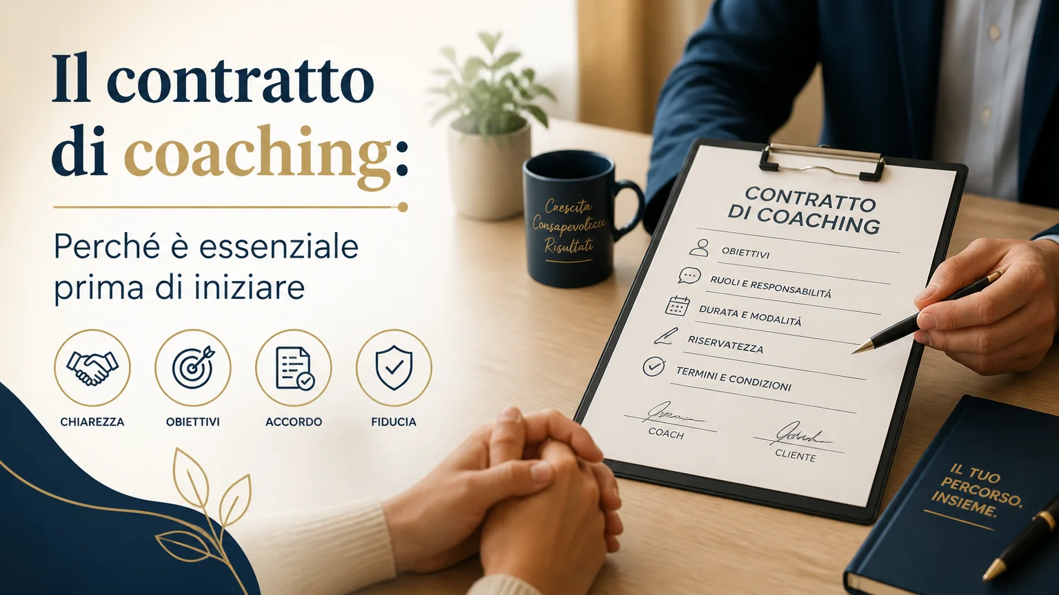 Il contratto di coaching: perché è essenziale prima di iniziare - coach professionale
