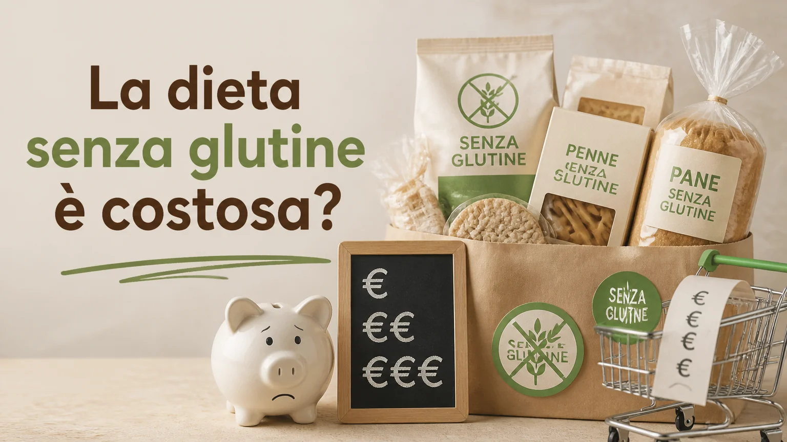 La dieta senza glutine è costosa? - nutrizione celiaca