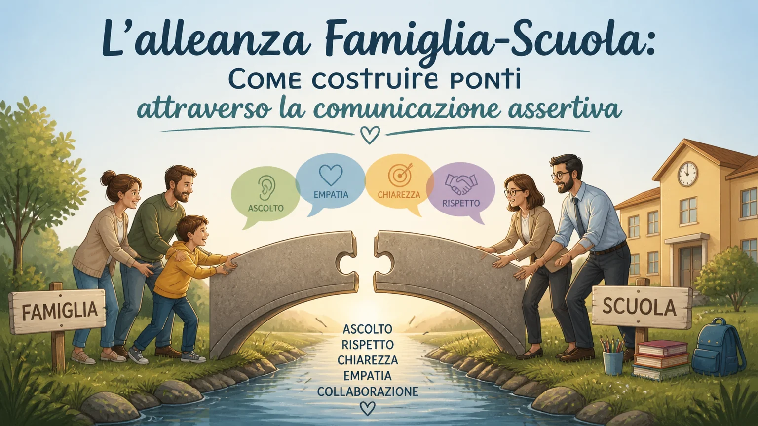 L'alleanza famiglia-scuola: come costruire ponti attraverso la comunicazione assertiva - coach educativo