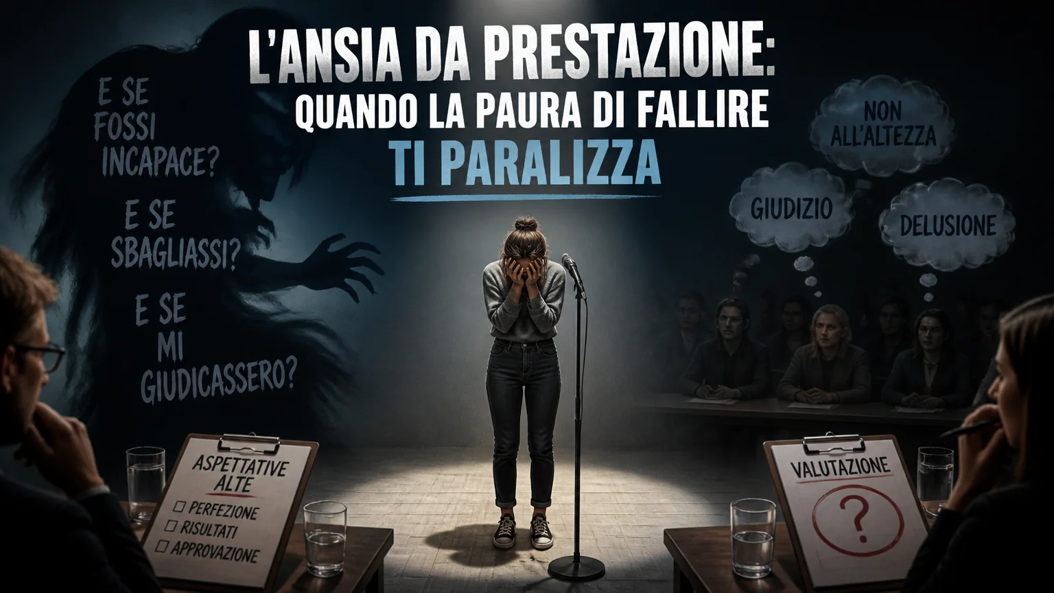 L'ansia da prestazione: quando la paura di fallire ti paralizza - sindrome impostore