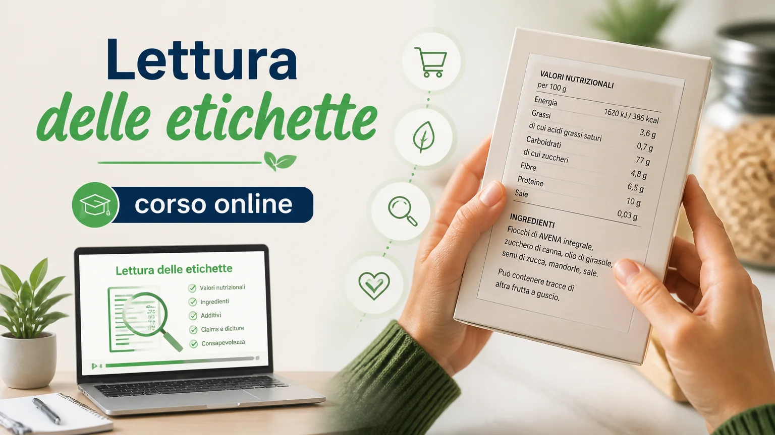 Lettura delle etichette corso online