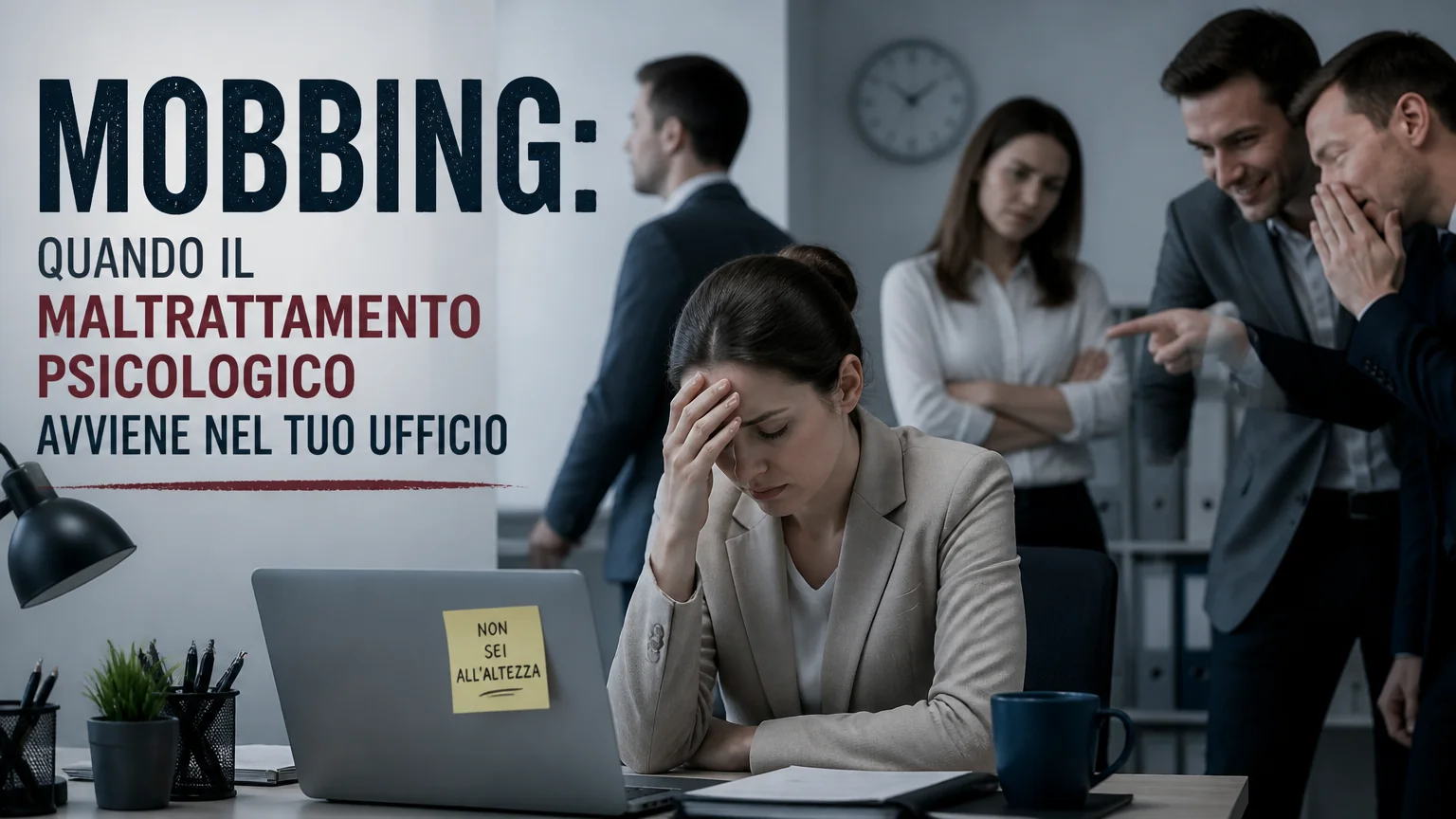 Mobbing: quando il maltrattamento psicologico avviene nel tuo ufficio - violenza psicologia