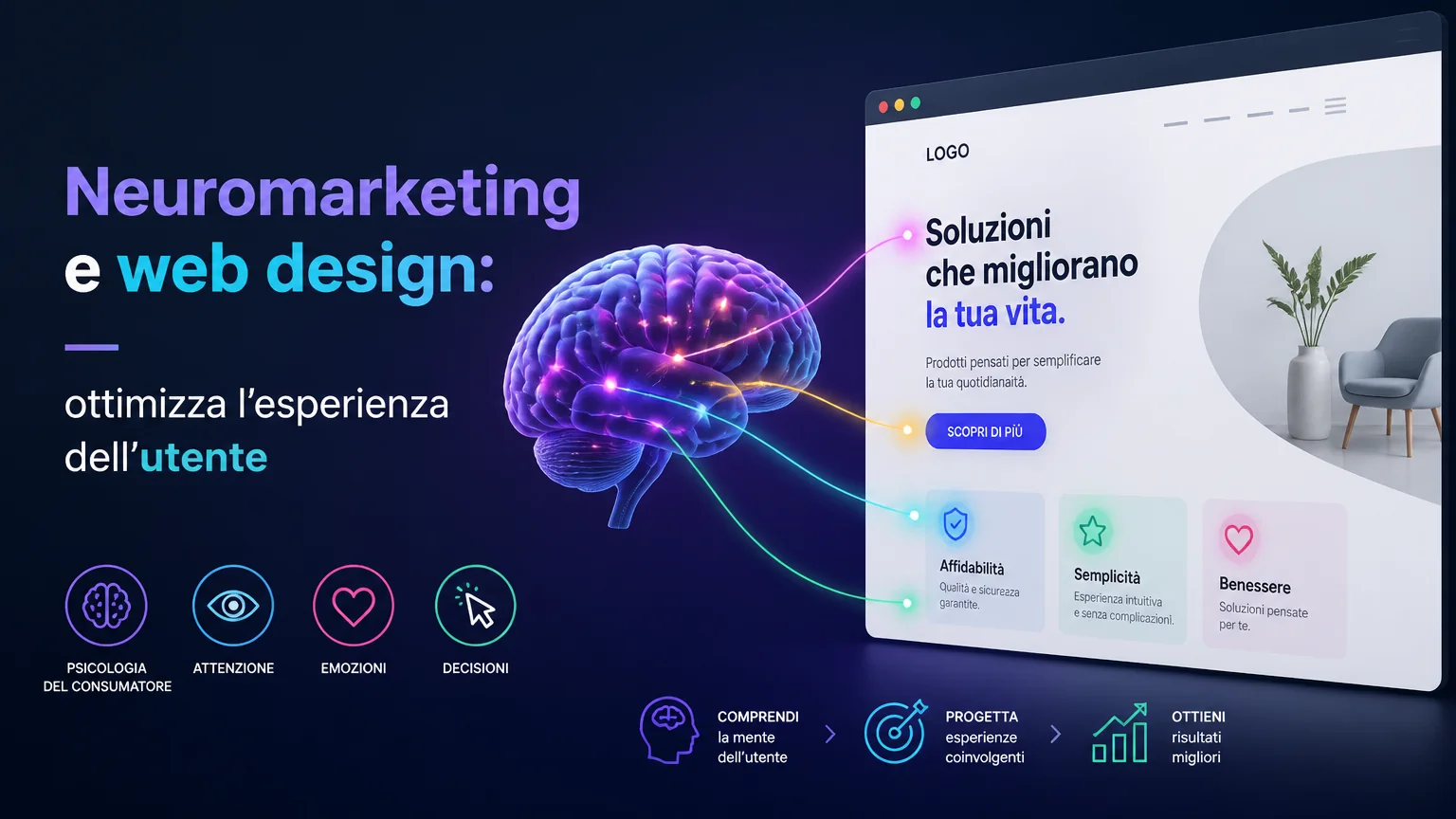 Neuromarketing e web design: ottimizza l'esperienza dell'utente
