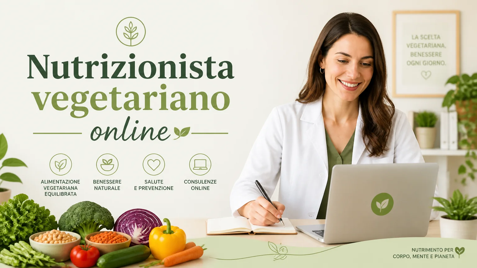Nutrizionista vegetariano online - alimentazione vegetariana