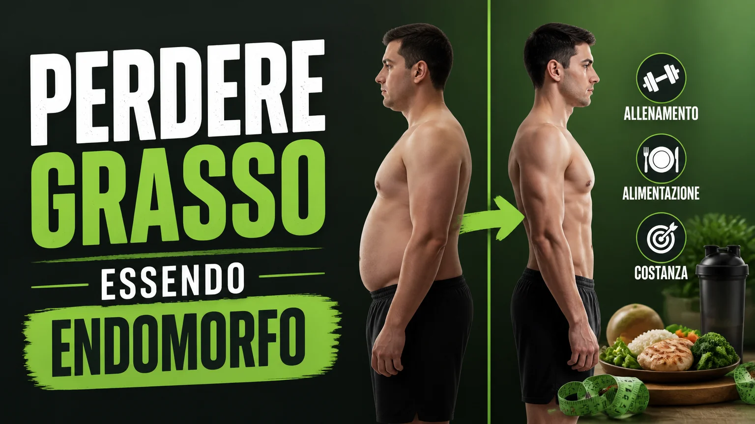 Perdere grasso essendo endomorfo - dieta endomorfa