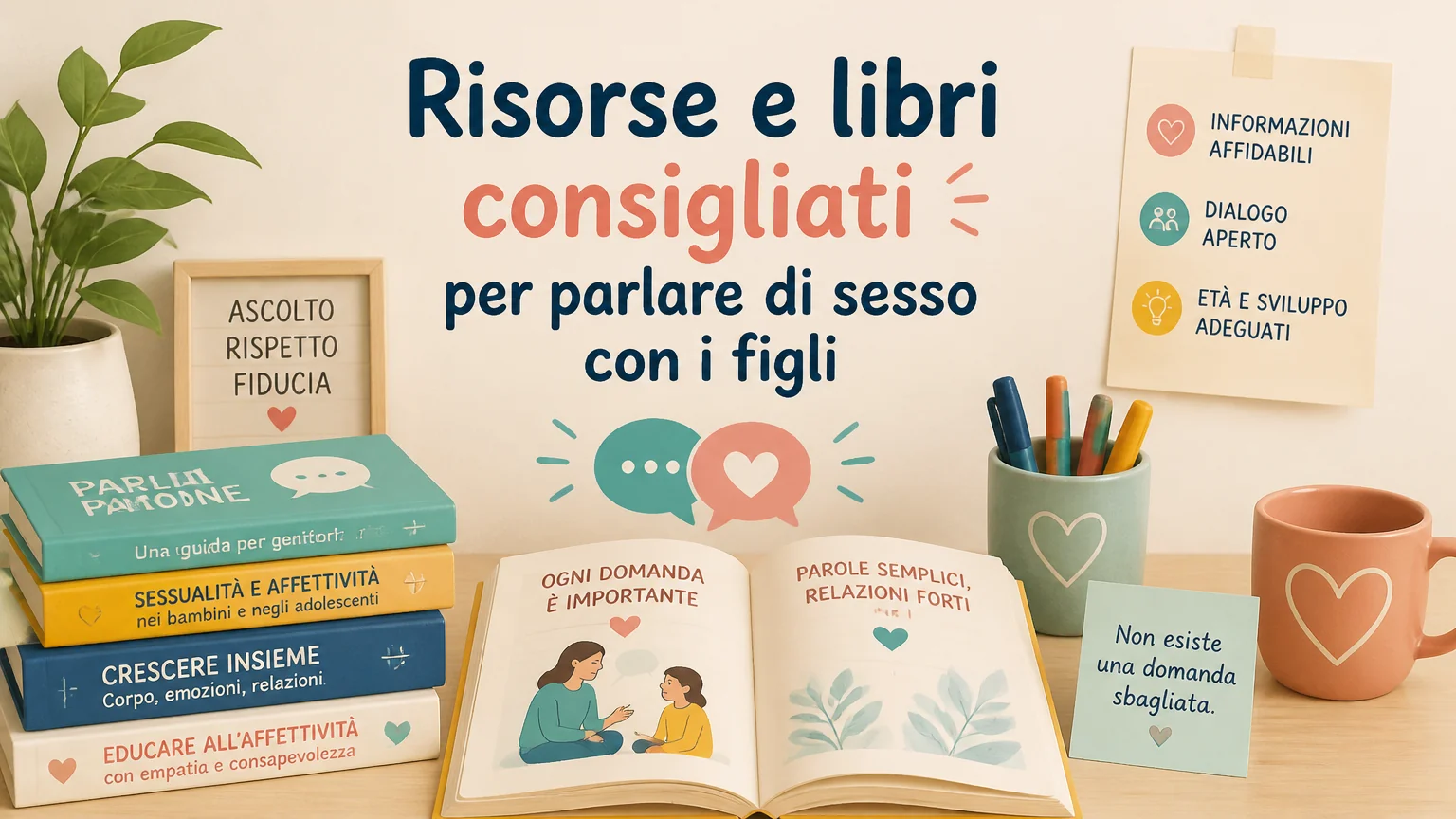 Risorse e libri consigliati per parlare di sesso con i figli - parlare sesso figlio