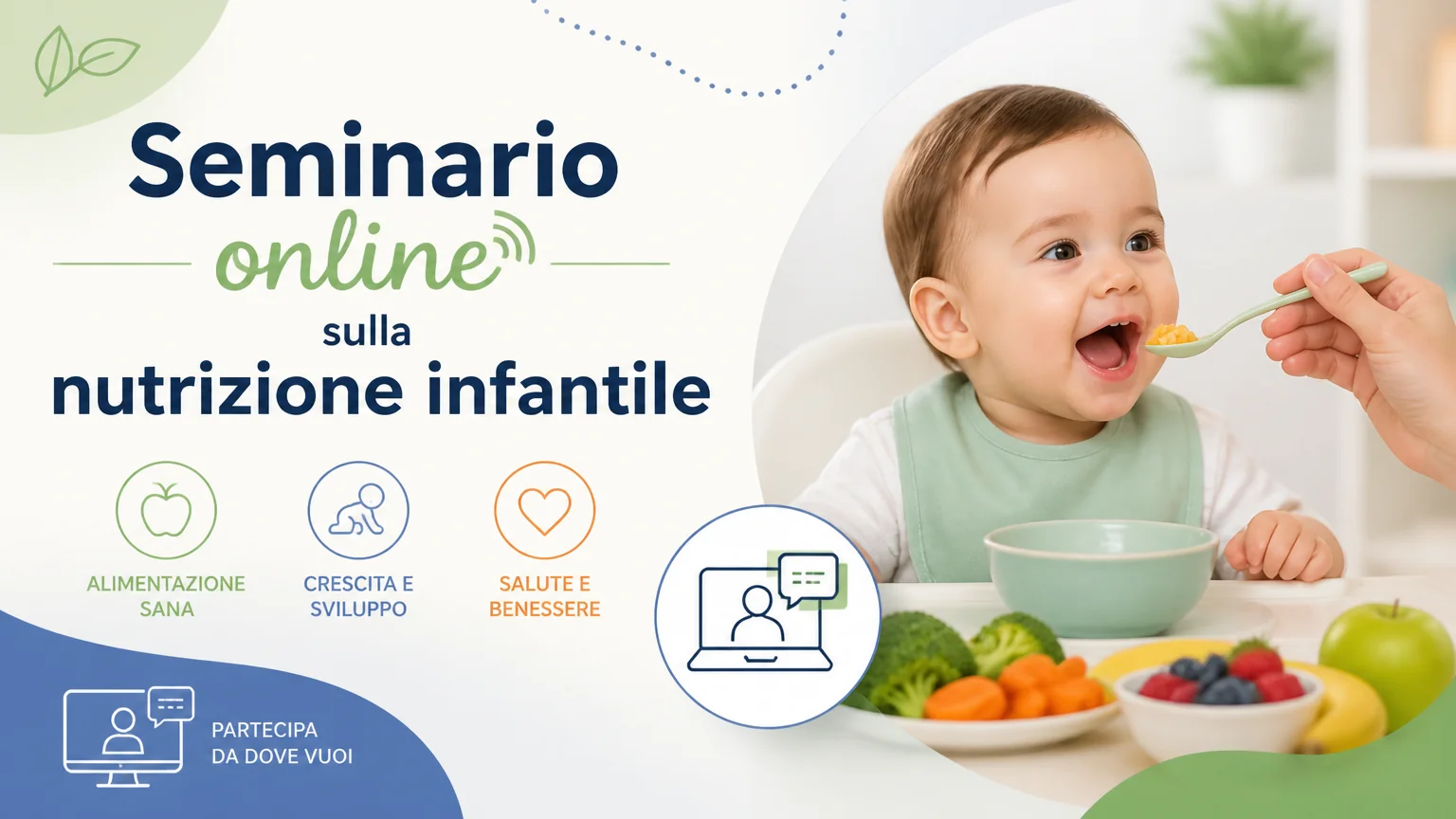 Seminario online sulla nutrizione infantile
