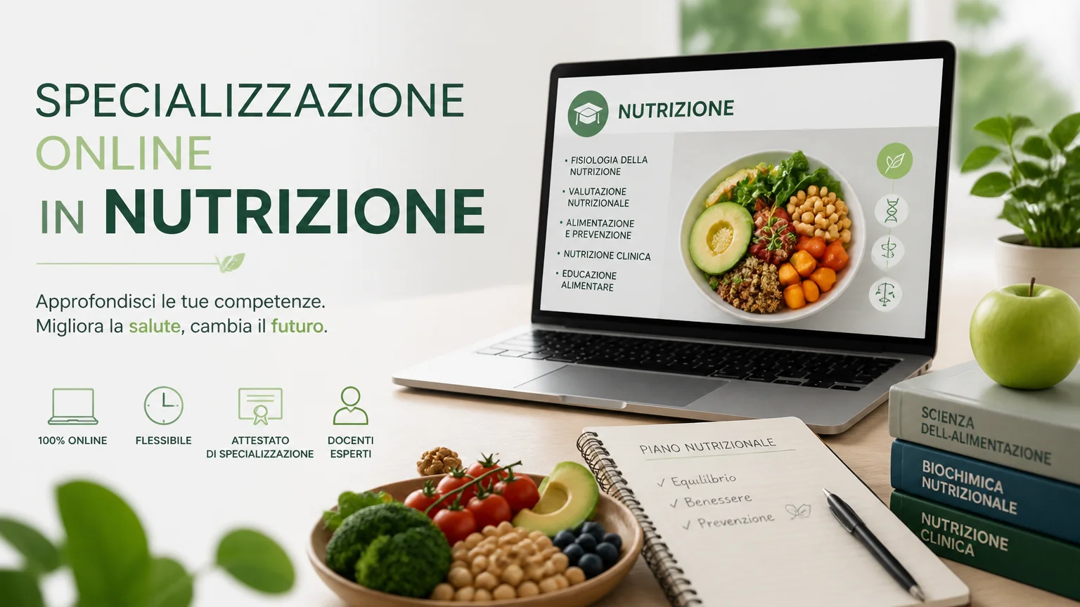 Specializzazione online in nutrizione