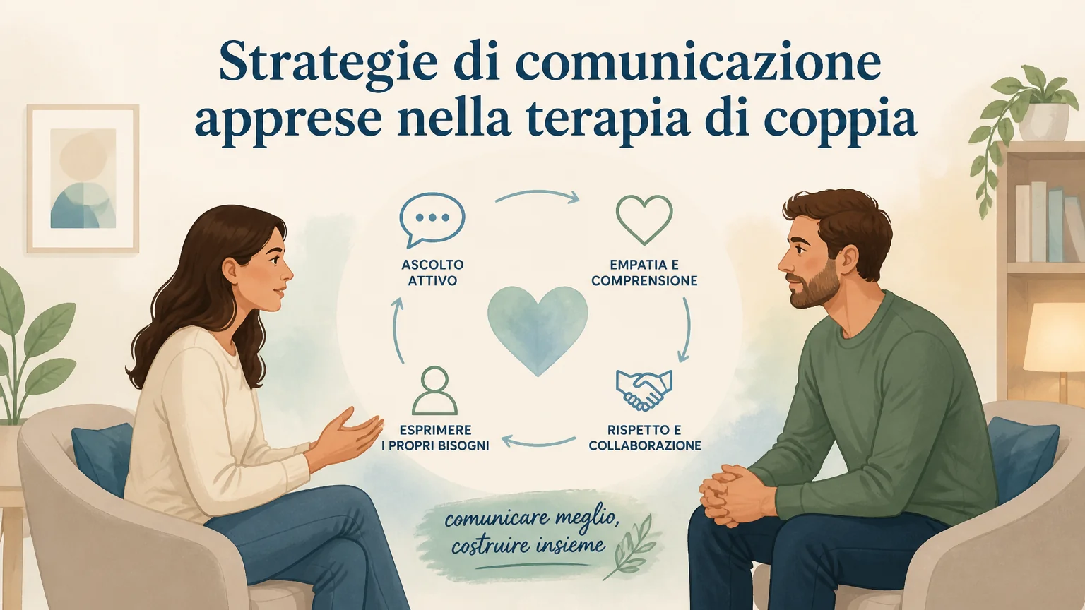Strategie di comunicazione apprese nella terapia di coppia - formazione terapia coppia