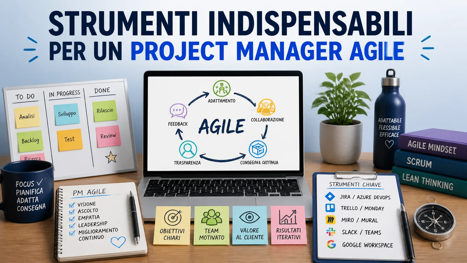 Strumenti indispensabili per un project manager agile - gestore progetti