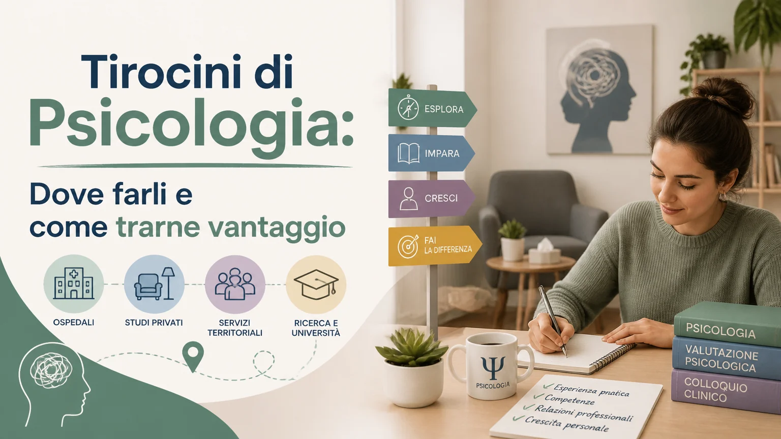 Tirocini di psicologia: dove farli e come trarne vantaggio